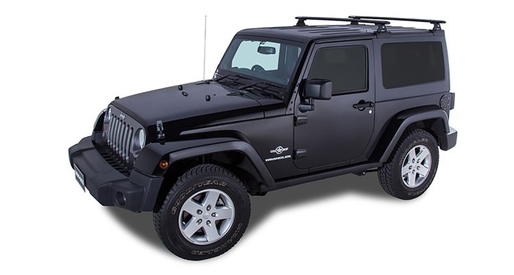 Σέτ Μπάρες RHINO RACK, VORTEX 1500MM (2) BACKBONE, JEEP WRANGLER JK, 2 DOORS Jeep XTREME4X4