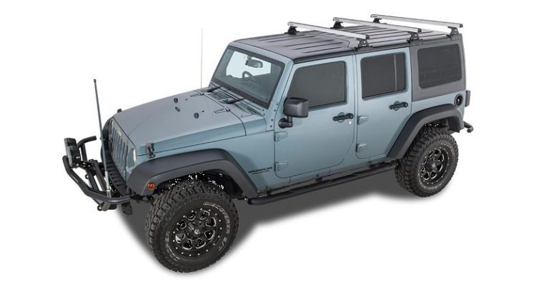 Σετ Μπάρες  RHINO RACK, HEAVY DUTY 1500MM (3),SILVER BACKBONE, JEEP WRANGLER JKU, 4 DOORS Jeep XTREME4X4