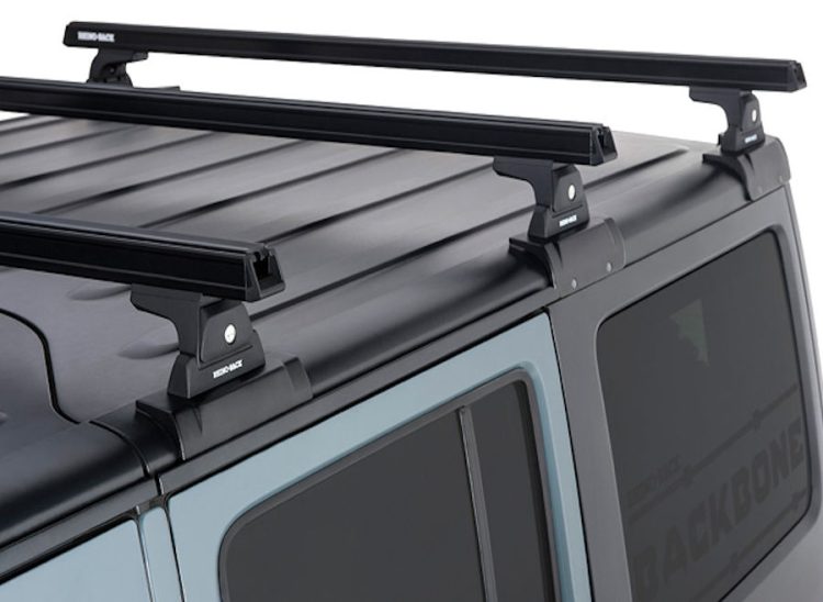 Σέτ Μπάρες RHINO RACK, HEAVY DUTY 1500MM (3) BACKBONE, JEEP WRANGLER JKU, 4 DOORS Jeep XTREME4X4