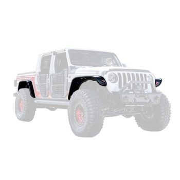 Σετ Φτερά Front and rear fender flares standard coverage Bushwacker Flat Style Gladiator XTREME4X4