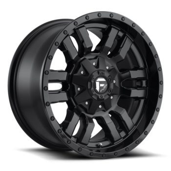 SLEDGE MATTE BLACK GLOSS BLACK LIP Ζάντες Fuel Off-Road FORD XTREME4X4