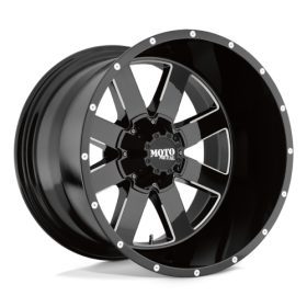 MO962 GLOSS BLACK MILLED Ζάντες Moto Metal 20X12 6X5.5 -44MM FORD XTREME4X4