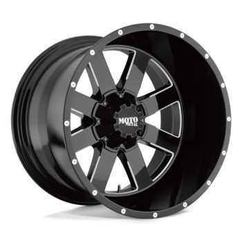 MO962 GLOSS BLACK MILLED Ζάντες Moto Metal Ζάντες XTREME4X4
