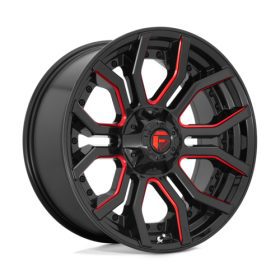 RAGE GLOSS BLACK RED TINTED CLEAR Ζάντες Fuel Off-Road FORD XTREME4X4