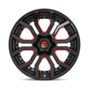 RAGE GLOSS BLACK RED TINTED CLEAR Ζάντες Fuel Off-Road FORD XTREME4X4