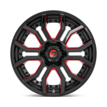 RAGE GLOSS BLACK RED TINTED CLEAR Ζάντες Fuel Off-Road 20X9 6X135/5.5 NLQ 5.07 106.1 FORD XTREME4X4