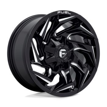 REACTION GLOSS BLACK MILLED Ζάντες Fuel Off-Road Ζάντες XTREME4X4