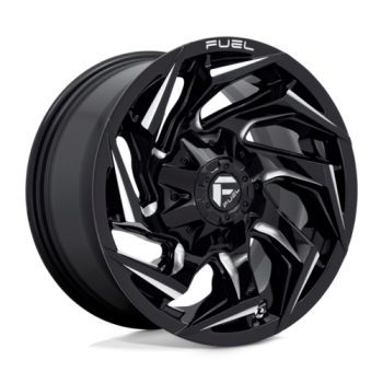 REACTION GLOSS BLACK MILLED Ζάντες Fuel Off-Road 20X9 6X135/5.5 Ζάντες XTREME4X4