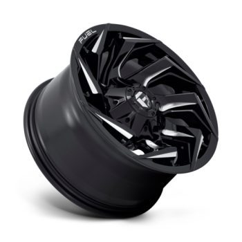 REACTION GLOSS BLACK MILLED Ζάντες Fuel Off-Road 20X9 6X135/5.5 Ζάντες XTREME4X4