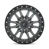 REBEL MATTE GUN METAL BLACK BEAD RING Ζάντες Fuel Off-Road 18X9 5X5.5 78.1 GDB +01 - Image 2