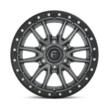 REBEL MATTE GUN METAL BLACK BEAD RING Ζάντες Fuel Off-Road 18X9 6X5.5 106.1 GDB +01 FORD XTREME4X4