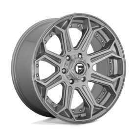 SIEGE BRUSHED GUN METAL TINTED CLEAR Ζάντες Fuel Off-Road 22X10 6X5.5 106 GLRT -18 FORD XTREME4X4