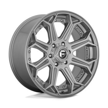 SIEGE BRUSHED GUN METAL TINTED CLEAR Ζάντες Fuel Off-Road 22X10 6X5.5 106 GLRT -18 FORD XTREME4X4