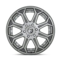 SIEGE BRUSHED GUN METAL TINTED CLEAR Ζάντες Fuel Off-Road 22X10 6X5.5 106 GLRT -18 - Image 2