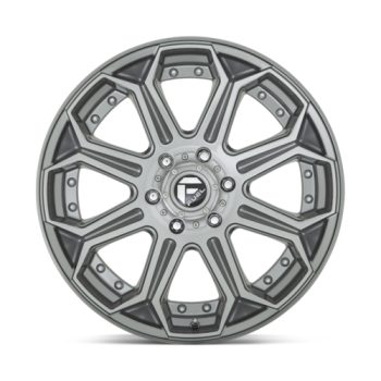 SIEGE BRUSHED GUN METAL TINTED CLEAR Ζάντες Fuel Off-Road 22X10 6X5.5 106 GLRT -18 FORD XTREME4X4