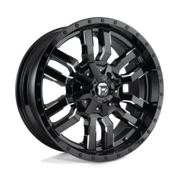SLEDGE GLOSS BLACK MILLED Ζάντες Fuel Off-Road Ζάντες XTREME4X4