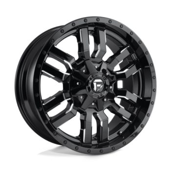 SLEDGE GLOSS BLACK MILLED Ζάντες Fuel Off-Road 20X10 6X135/5.5 Ζάντες XTREME4X4