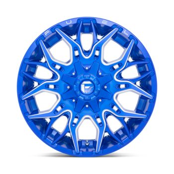 TWITCH ANODIZED BLUE MILLED Ζάντες Fuel Off-Road 20X10 6X135/5.5 FORD XTREME4X4