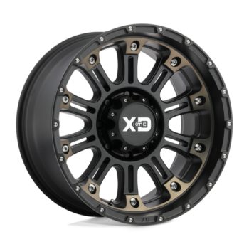 SATIN BLACK MACH W/ DARK TINT Ζάντες XD Series XD829 18X9 6X5.5 DTCC FORD XTREME4X4