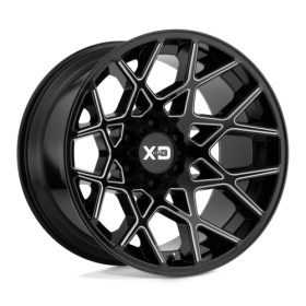 GLOSS BLACK MILLED Ζάντες XD Series XD831 20X10 6X5.5 FORD XTREME4X4