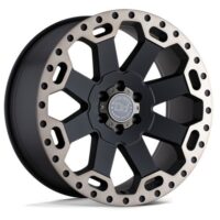 BR WARLORD 18X8 6X139 +35 112 M-BLK DDT W/ MACH DARK TINT LIP Ζάντες Black Rhino