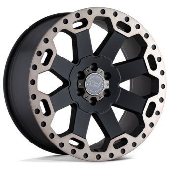 BR WARLORD 17X9 6X139 +12 112 M-BLK W/ MACH DARK TINT LIP Ζάντες Black Rhino FORD XTREME4X4