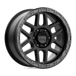 KM544 SATIN BLACK W/ GLOSS BLACK LIP Ζάντες KMC 17X8.5 6X5.5 00MM FORD XTREME4X4