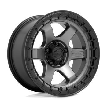 BLOCK MATTE GUNMETAL W/ BLACK RING 18X9 5X5.0 71.5 -12MM Ζάντες Fuel Off-Road JEEP GR.CHEROKEE WJ/WH XTREME4X4