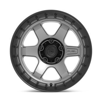 BLOCK MATTE GUNMETAL W/ BLACK RING 18X9 5X5.0 71.5 -12MM Ζάντες Fuel Off-Road JEEP GR.CHEROKEE WJ/WH XTREME4X4