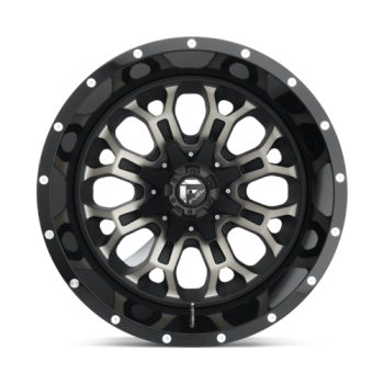 CRUSH GLOSS MACHINED DOUBLE DARK TINT 17X9 5X4.5/5.0 78.1 MLT -12 Ζάντες Fuel Off-Road JEEP GR.CHEROKEE WJ/WH XTREME4X4