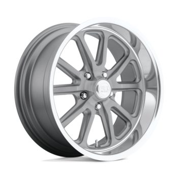 RAMBLER MATTE GUN METAL MACHINED 20X9.5 5X5.0 78.1 +01 Ζάντες U.S. Mag Wheels JEEP GR.CHEROKEE WJ/WH XTREME4X4