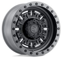 BR ABRAMS MGL-GUNBLACK MACH DARK TINT LIP 17X9.5 5X127 -18 71 Ζάντες Black Rhino JEEP GR.CHEROKEE WJ/WH XTREME4X4