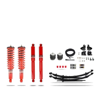 Ανάρτηση Pedders 1.75 Inch Heavy Duty Load Carrying and Towing Kit. With Assembled Foam Cell Struts & Additional Airbags. Isuzu D-1125 DMax XTREME4X4