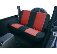 Κάλυμα Πίσω Καθισμάτων Neopren Μαύρο/ Κόκκινο για Wrangler YJ '87-'95